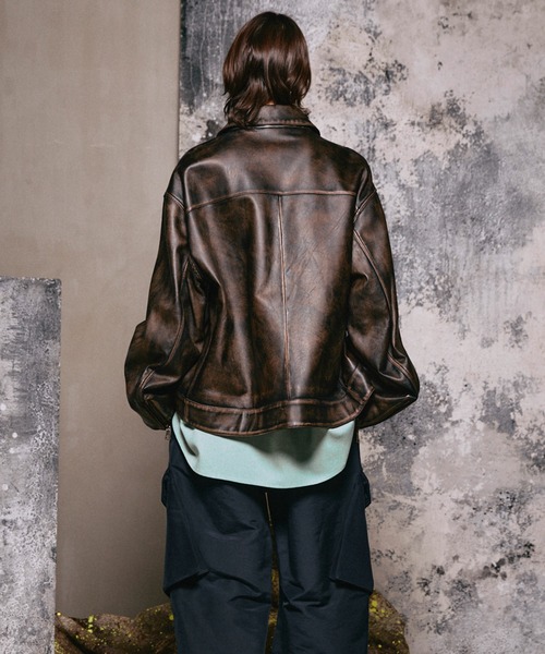 MAISON SPECIAL（メゾンスペシャル） 革ジャン ライダース 「UNISEX