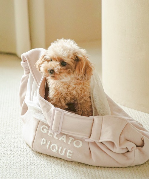 gelato pique（ジェラートピケ） ペットキャリー 「CAT＆DOG」裏毛
