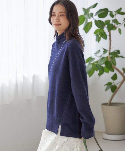 SHIPS（シップス） ニット セーター 「手洗い可能」ウール カシミヤ