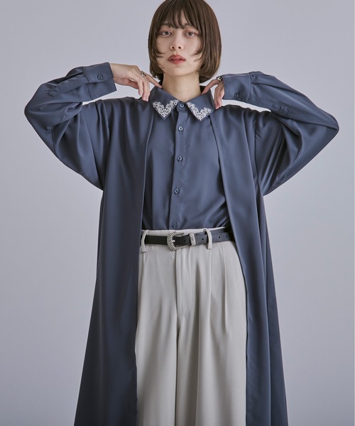 Ellno Loset（エルノロゼット） シャツ アソートレイヤードロング