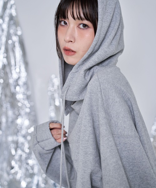 Nora Lily（ノラリリー） パーカー 「Nora Lily」Attached Hood 3D