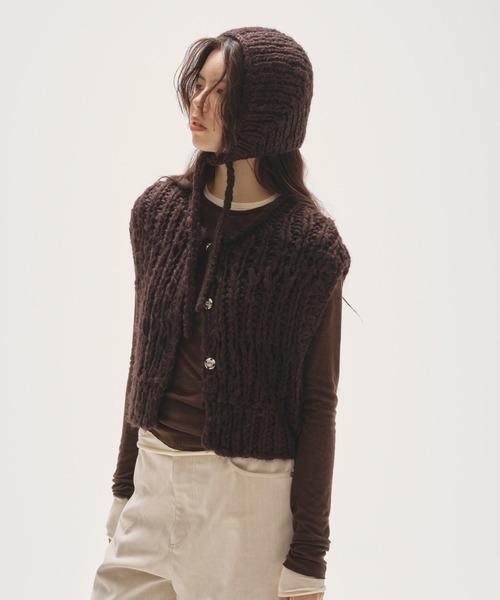 TODAYFUL ニット帽 ニットキャップ Mix Knit Scarf レディース