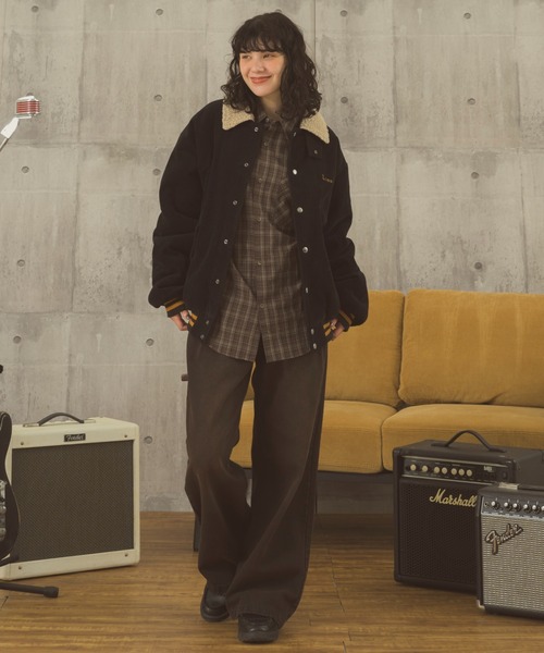 Zooodle ブルゾン アウター Corduroy Boa Jacket - コーデュロイボア