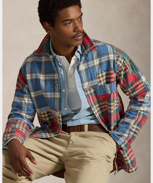 POLO RALPH LAUREN（ポロ・ラルフローレン） シャツ パッチワーク