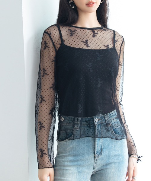 新品 LiSA ROY 総柄シアートップス 総柄シアートップス - ROY reflect