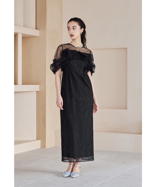 niana（ニアナ） ドレス トルネードペンシルドレス 刺繍レース