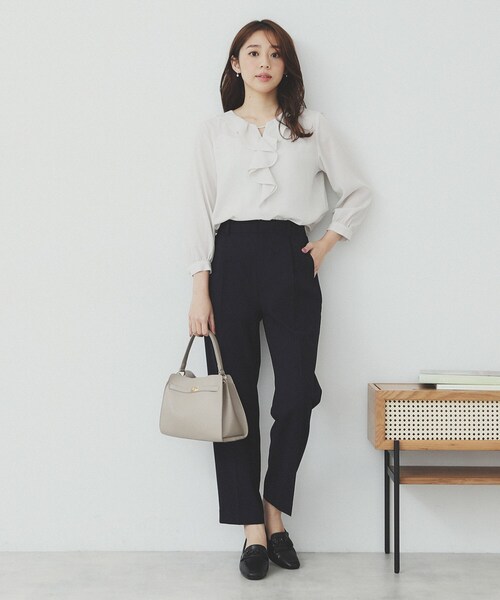 試着のみ indepict ストレッチパンツ L 黒 y.t. 試着のみ indepict