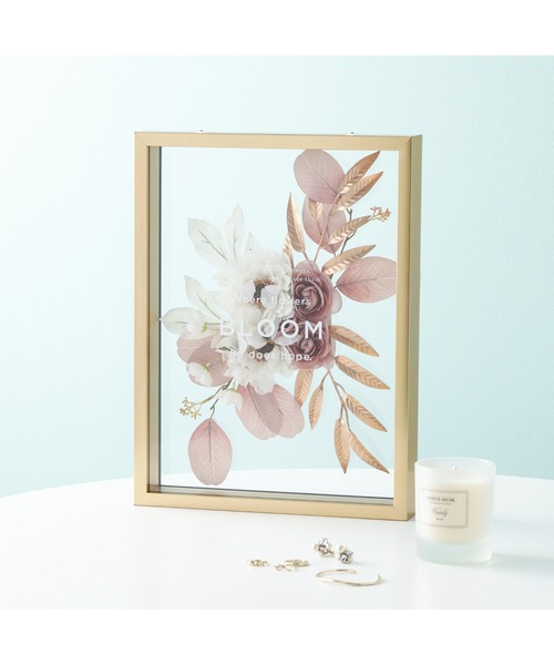 イタリア 大判 額装 アート ポスター 54×100cm フラワー 花 大型