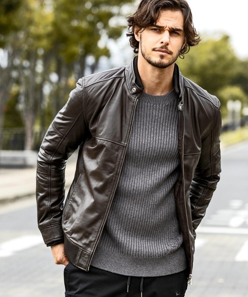 MICHAEL KORS（マイケルコース） 革ジャン ライダース レザー レーサー