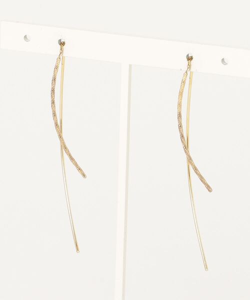 agete（アガット） ピアス（両耳用） FREE ゴールド レディース