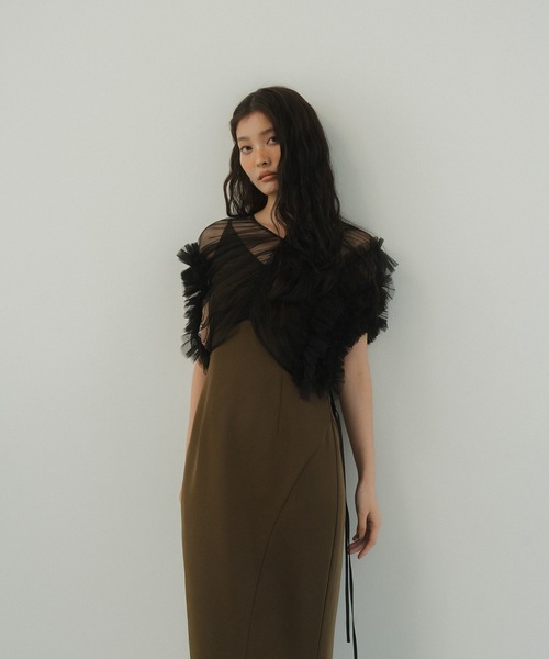 ANDRESD ドレス ボリュームソフトチュールドレス / volume soft tulle