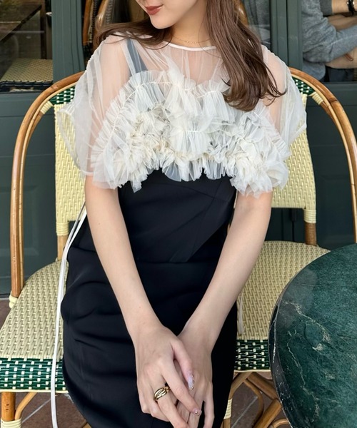ANDRESD ドレス ボリュームソフトチュールドレス / volume soft tulle