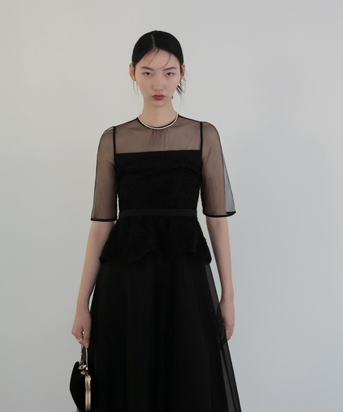 LEJA お呼ばれドレス 結婚式 パーティードレス セット leja 2wayドレス