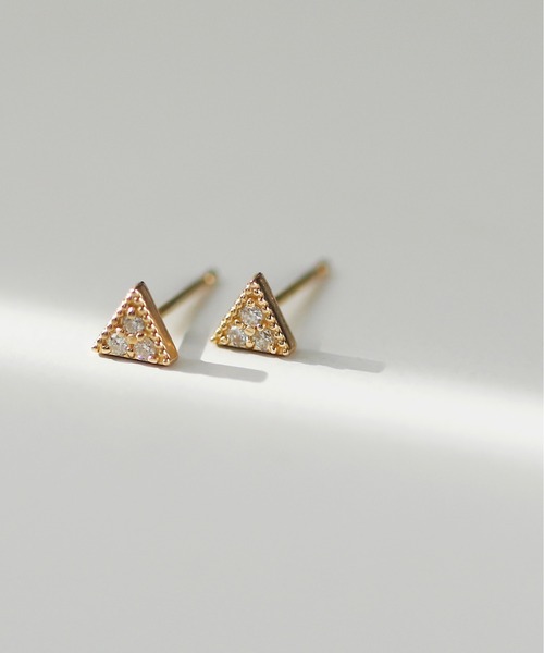 SIENA ROSE（シエナロゼ） ピアス petit・コーナーダイヤピアス