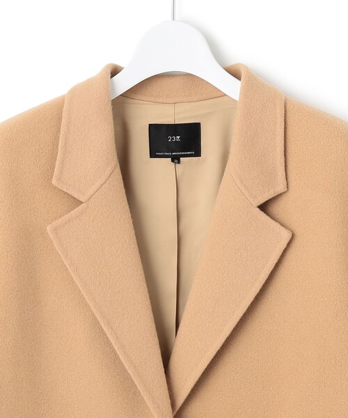 23区（ニジュウサンク） コート チェスターコート ウールリバー ロング
