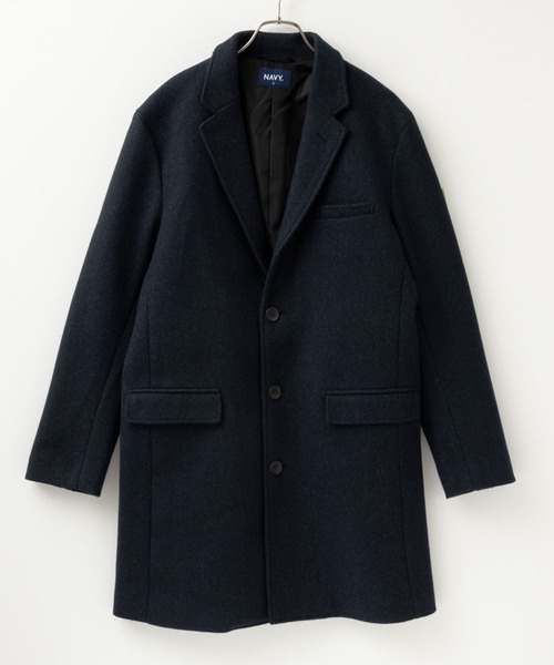 NAVY チェスターコート コート チェスターコート メンズ : ZOZOTOWN