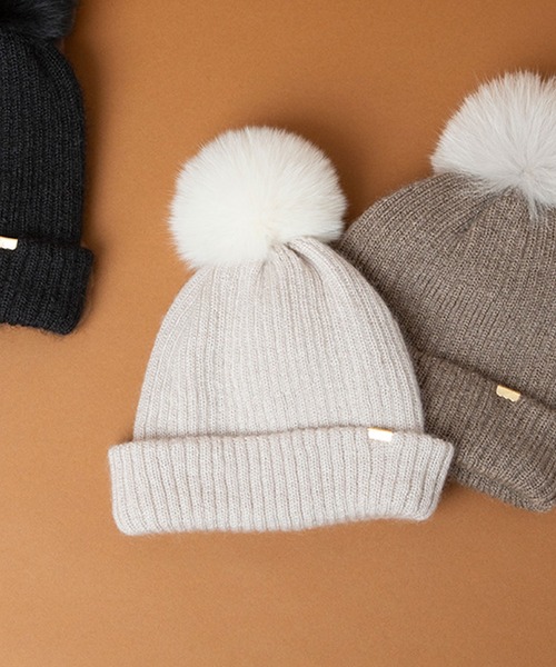 CA4LA（カシラ） ニット帽 ニットキャップ EX PLATINA FOX 6