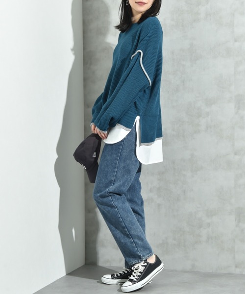 INTERPLANET（インタープラネット） パンツ デニム裏起毛シェフパンツ