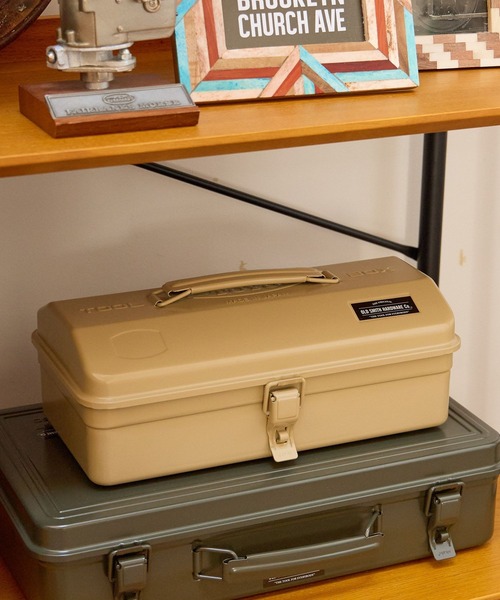 アンティーク アルミ製収納ボックス アルミリベット ストック缶 レトロ