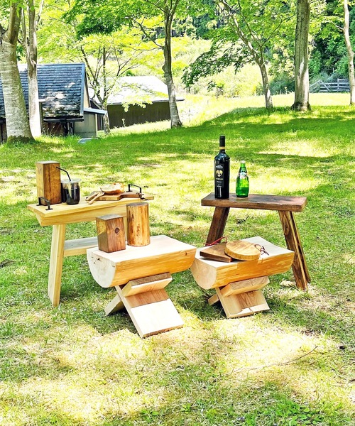 トラックファニチャー オーク アイアンレッグ ローテーブル OAK IRON