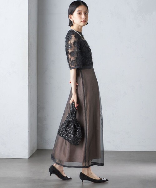 kaene（カエン） ワンピース kaene:エンブロイダリー ミックス