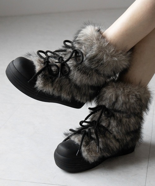 me+em select（ミームセレクト） ブーツ 「 2color 」ボリューム