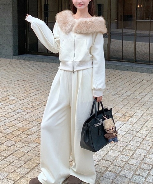 SHEENA（シーナ） セットアップ 「セットアップ」ファーワンショルダー