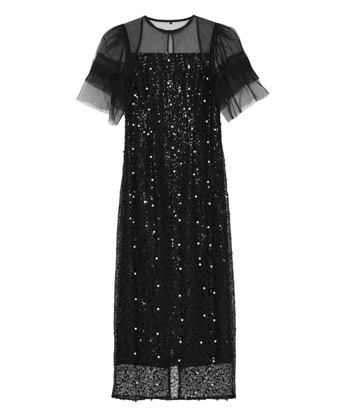 Leja（レジャ） ドレス 「LEJA」スパンコールパールミックスボレロI
