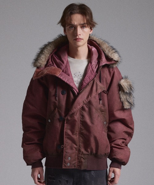 GRANCY ミリタリージャケット モッズコート 「GRANCY」ファーポケット