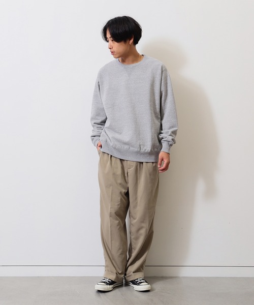 BEAMS+（ビームスプラス） チノパン 2 Pleats Trousers PE Twill