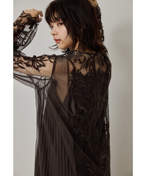 niana（ニアナ） ドレス エスニックサイドプリーツドレス Aライン