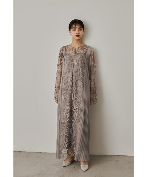 niana（ニアナ） ドレス エスニックサイドプリーツドレス Aライン