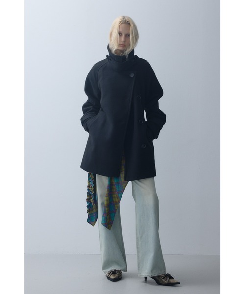 SLY（スライ） ステンカラーコート コート STAND NECK BELTED S/COAT