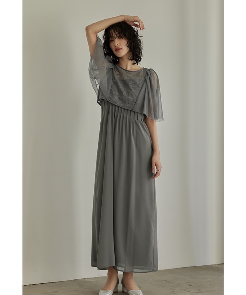 niana（ニアナ） ドレス 2wayパフチュールドレス ボレロセット キャミ