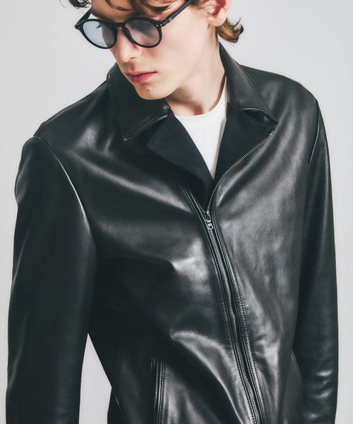 5351 POUR LES HOMMES ブルゾン アウター 「レザー×デニム」セミダブル