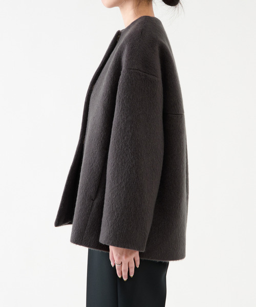 martinique（マルティニーク） ノーカラーコート コート ノーカラー