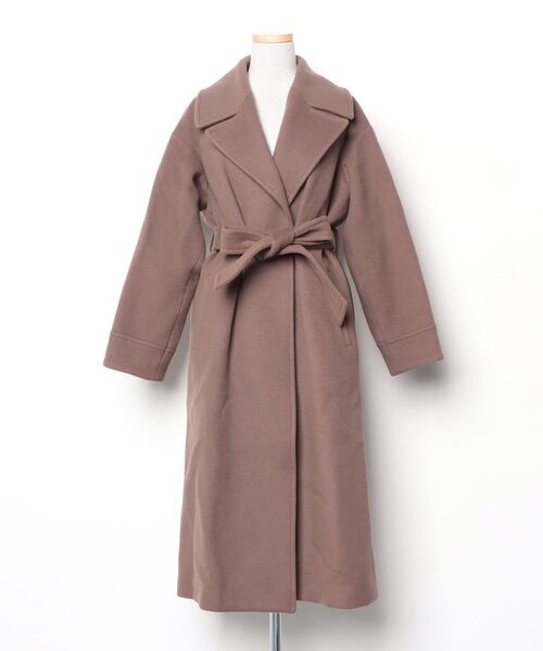 NANO universe（ナノ・ユニバース） チェスターコート 38 ブラウン