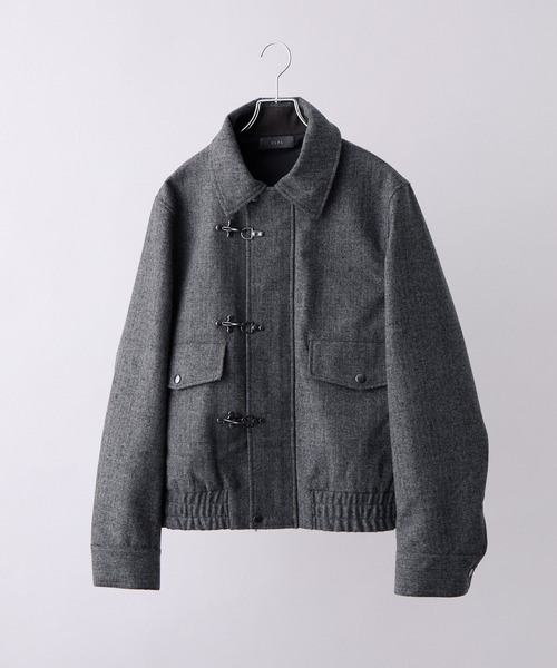 CLEL（クレイル） ブルゾン アウター 「CLEL」Wool Blend Herringbone