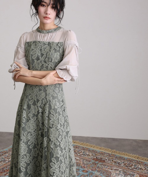 atlo パーティドレス 結婚式 長袖 レディース 披露宴 ドレス