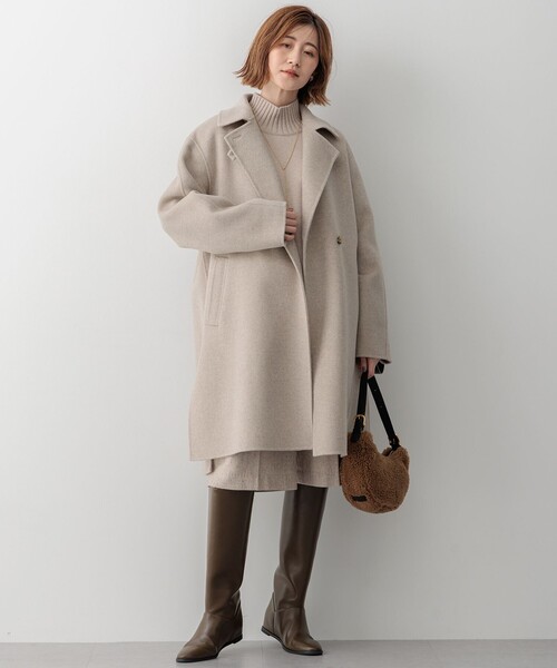 コート チェスターコート 「滝沢眞規子さん着用/Oggi掲載」MANTECOPure