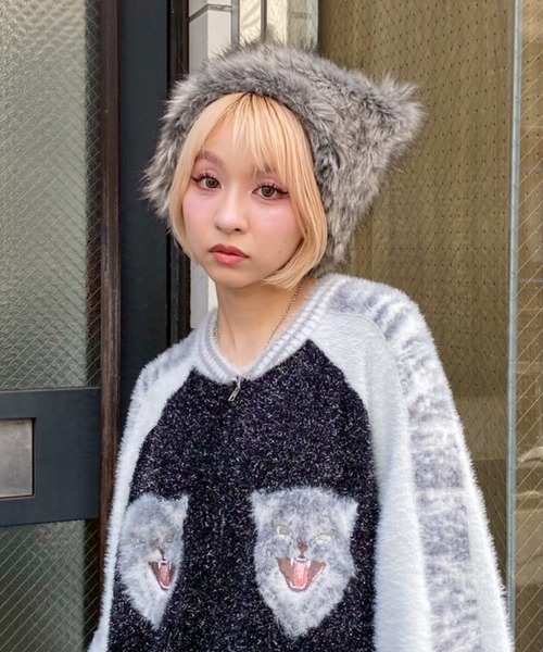 Candy Stripper（キャンディーストリッパー） 帽子 ハット CAT FUR