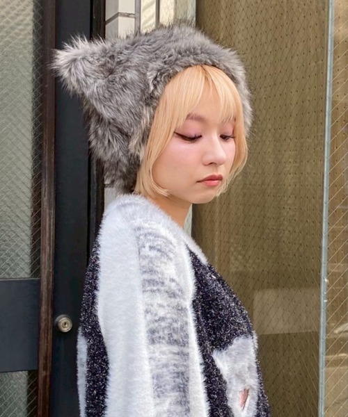 Candy Stripper（キャンディーストリッパー） 帽子 ハット CAT FUR