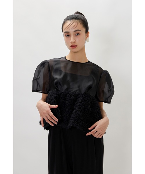 niana（ニアナ） パンツドレス スウェルペプラムセットアップパンツ