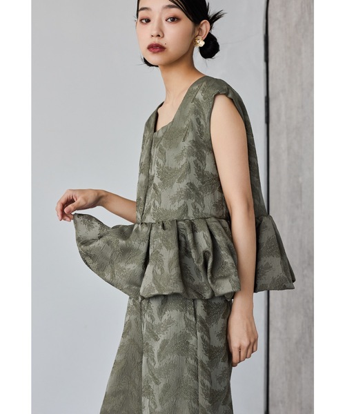 niana（ニアナ） パンツドレス ペプラムセットアップドレス ワイド