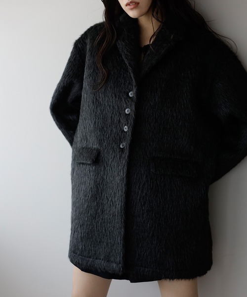 ENC コート アウター shaggy jacket coat / シャギージャコット