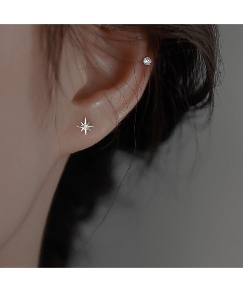 Sakka ピアス ミニスタッドピアス 「金属アレルギー対応」 レディース