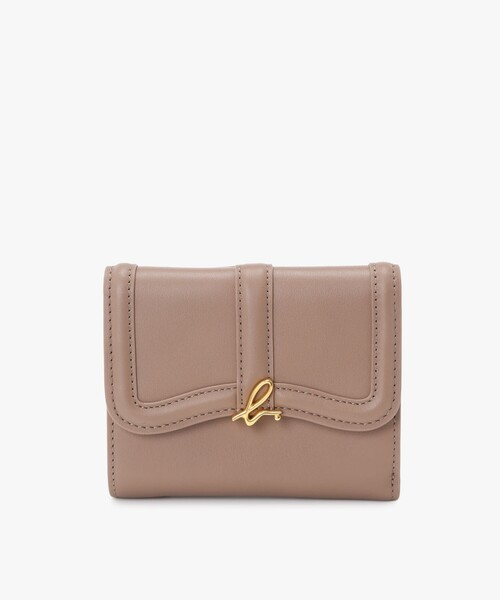 agnes b.（アニエスベー） 財布 レザー 三つ折り ウォレット”Ingrid