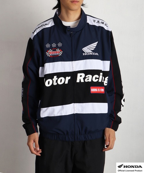 百花繚乱 ブルゾン アウター HONDA × レーシングブルゾン メンズ