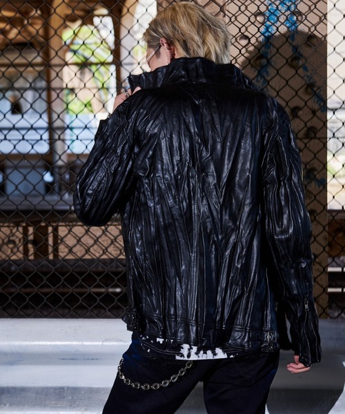 FUGA 革ジャン ライダース 「FUGA/フーガ」ファー付きライダース