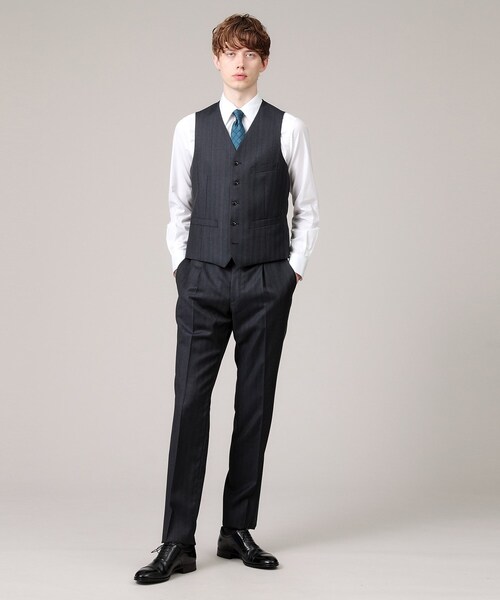 TAKEO KIKUCHI（タケオキクチ） スーツ ベスト 「DORMEUIL/3ピース対応